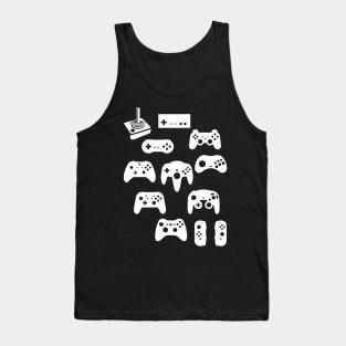 Retro Video Game Controllers Tank Top